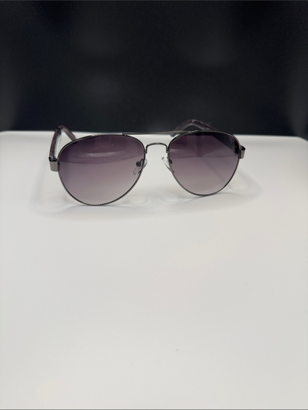 Aviator Sunglasses with Purple Gradient Lenses (3-6)